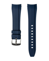Blue Rubber Strap 22mm