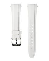 White Rubber Strap 22mm